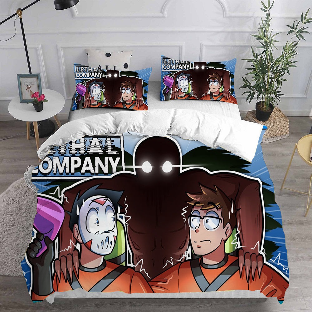 Lethal Company Bedding Sets Duvet Cover, Flatsheet, Pillowcase For Your Lover