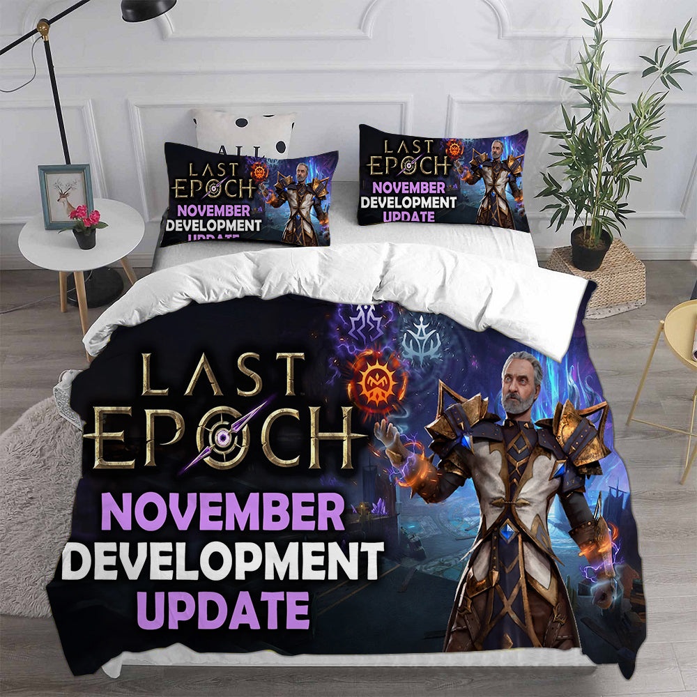 Last Epoch Bedding Sets Gift For Fathers Day, Halloween, Christmas