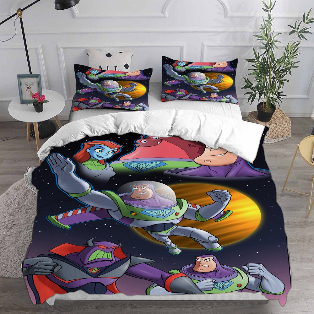 Lightyear Bedding Sets Gift For Birthday, Halloween, Christmas, Thanksgiving