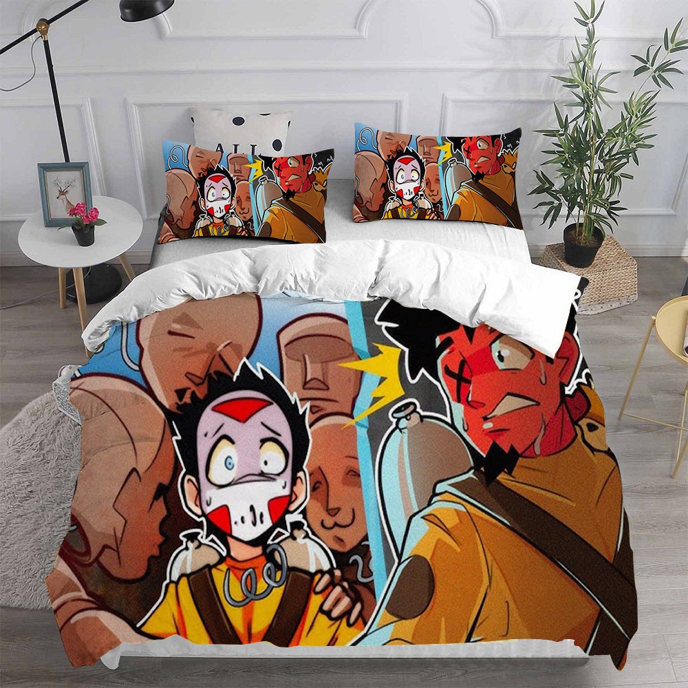 Lethal Company Bedding Sets Gift For Halloween, Thanksgiving, Christmas