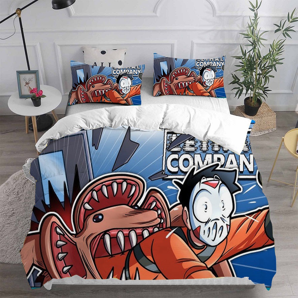 Lethal Company Bedding Sets Gift For Fathers Day, Halloween, Christmas
