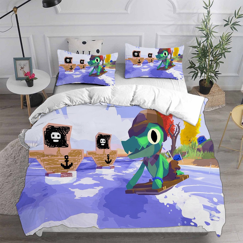 Lil Gator Game Bedding Sets Duvet Cover, Flatsheet, Pillowcases For Every Bedroom