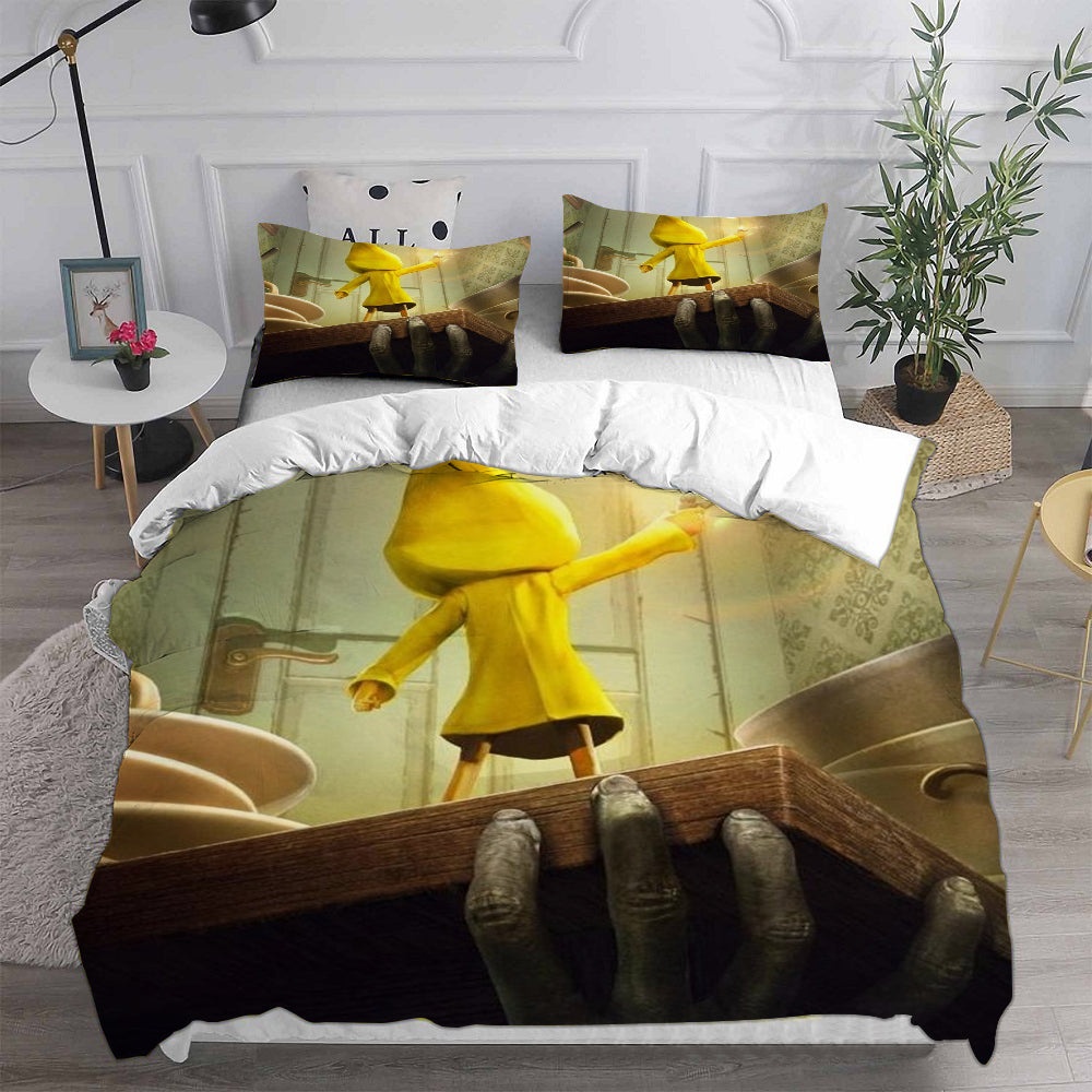 Little Nightmares Bedding Sets Gift For Birthday, Halloween, Christmas, Thanksgiving