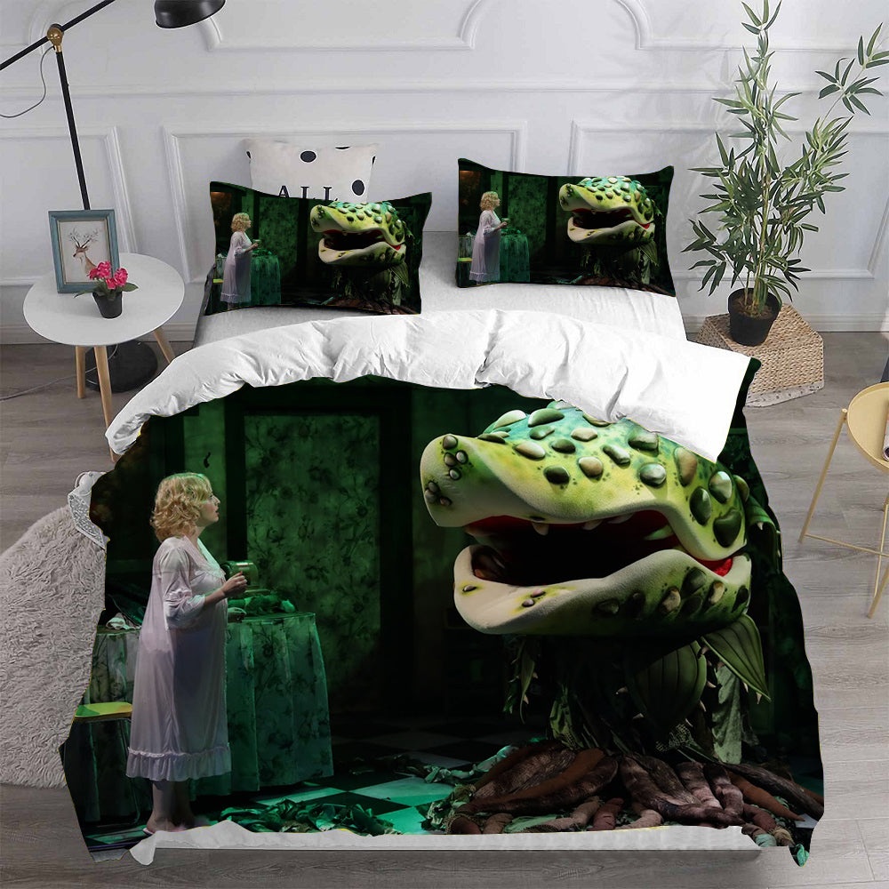 Little Shop of Horrors Bedding Sets Gift For Christmas, Birthday, Thanksgiving
