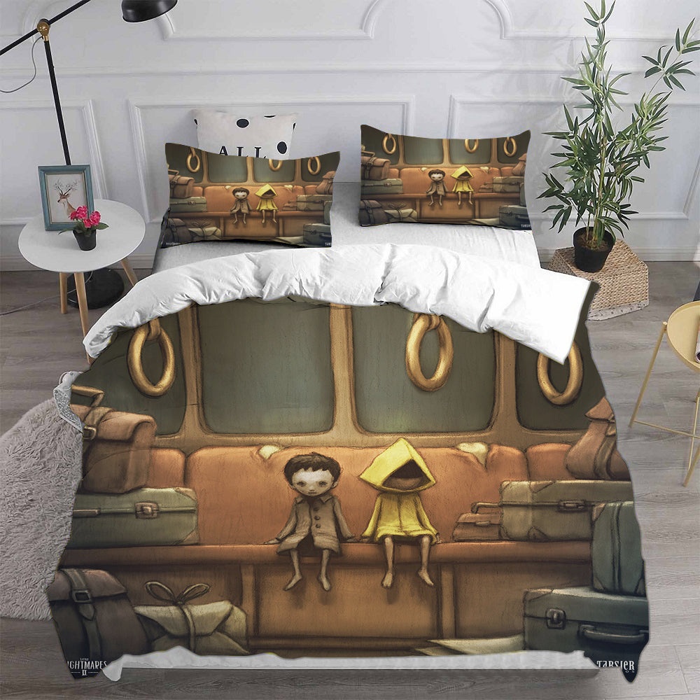 Little Nightmares Bedding Sets Gift For Halloween, Thanksgiving, Christmas