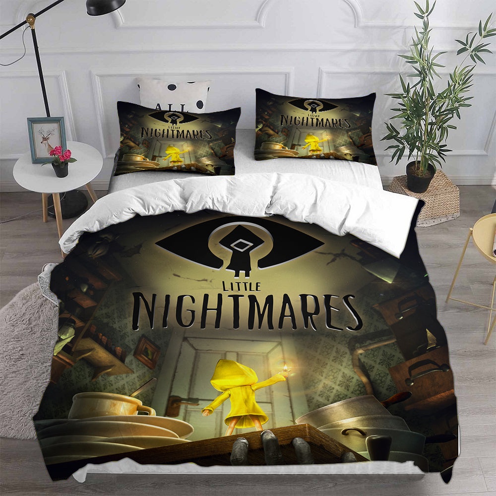 Little Nightmares Bedding Sets Gift For Christmas, Halloween, Black Friday