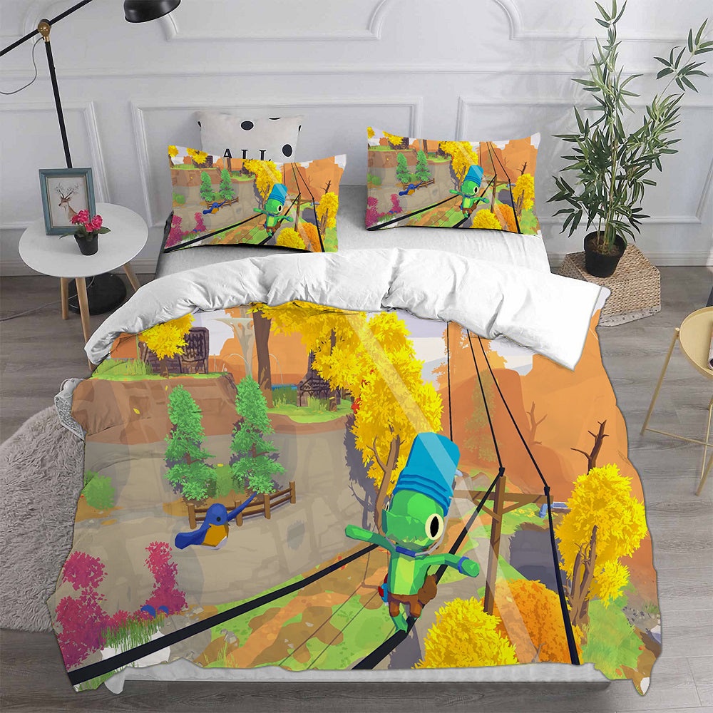 Lil Gator Game Decorative Bedding Sets For Fan, Halloween, Christmas, Thanksgiving