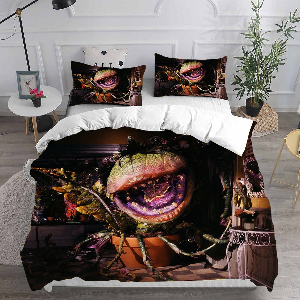 Little Shop of Horrors Bedding Sets Duvet Cover, Flatsheet, Pillowcases Perfect Gift For Fans