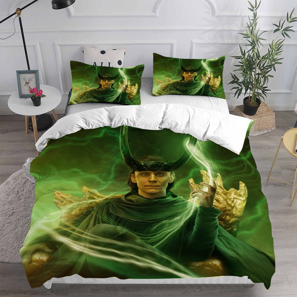 Loki Season 2 Bedding Sets Gift For Christmas, Halloween, Black Friday