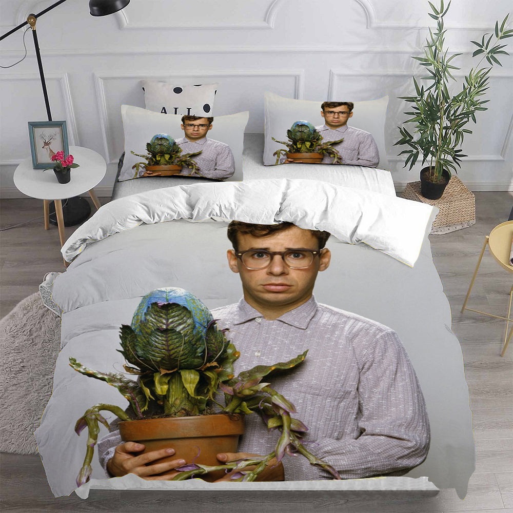 Little Shop of Horrors Bedding Sets Gift For Halloween, Thanksgiving, Christmas