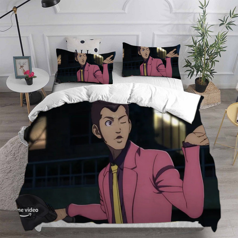 Lupin the 3rd vs. Cats Eye Bedding Sets Gift For Christmas, Thanksgiving, Halloween