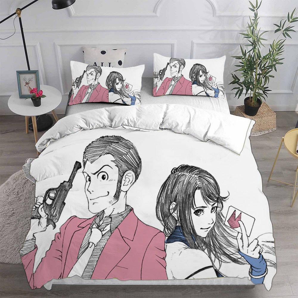 Lupin the 3rd vs. Cats Eye Bedding Sets Gifts For Family Members On Christmas, Black Friday