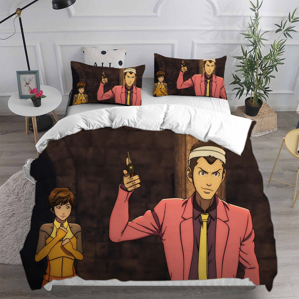 Lupin the 3rd vs. Cats Eye Bedding Sets Duvet Cover, Flatsheet, Pillowcases For Every Bedroom