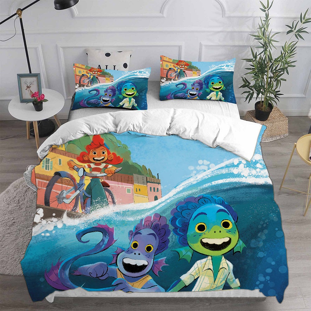 Luca Bedding Sets Gift For Christmas, Thanksgiving, Halloween
