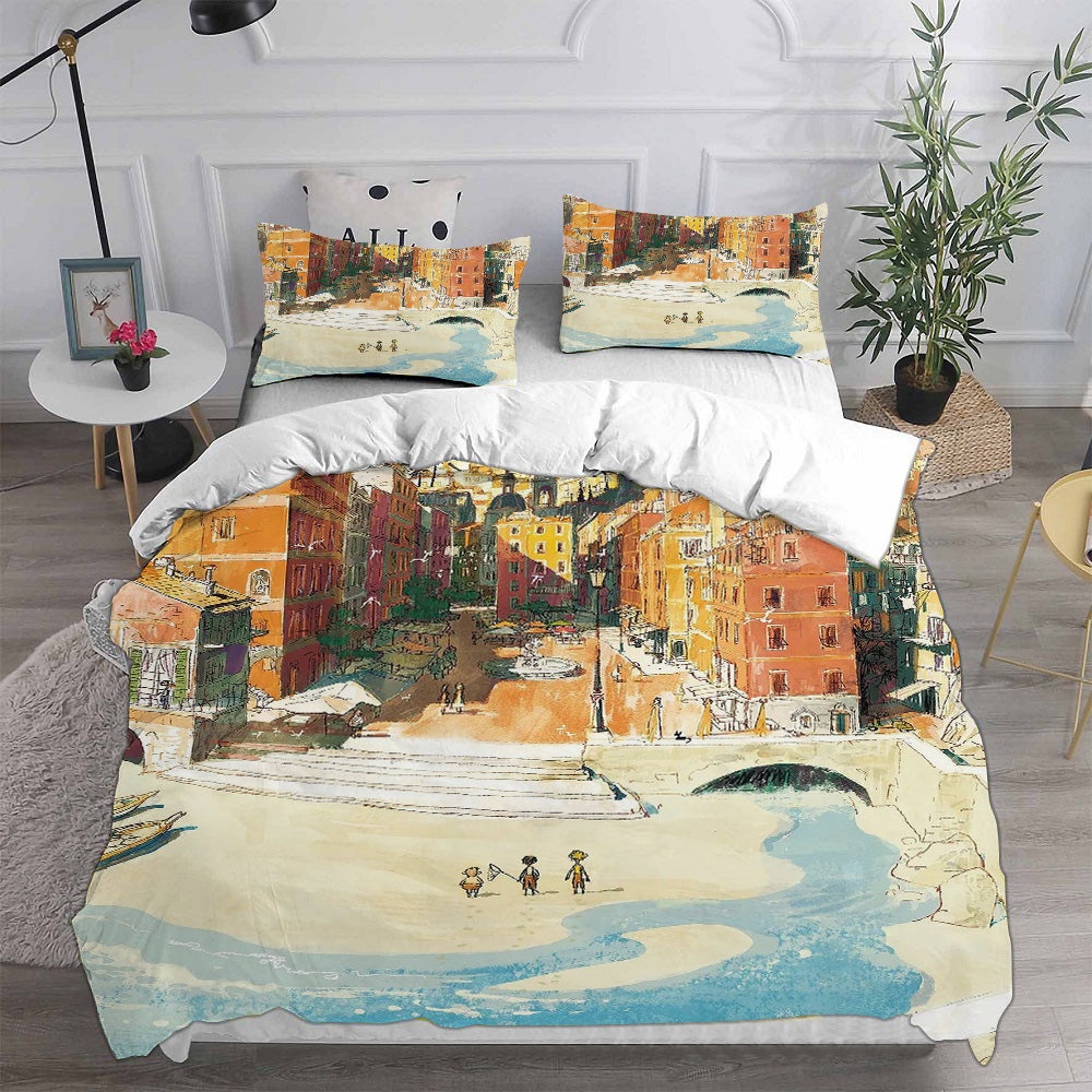 Luca Bedding Sets Gift For Halloween, Thanksgiving, Christmas