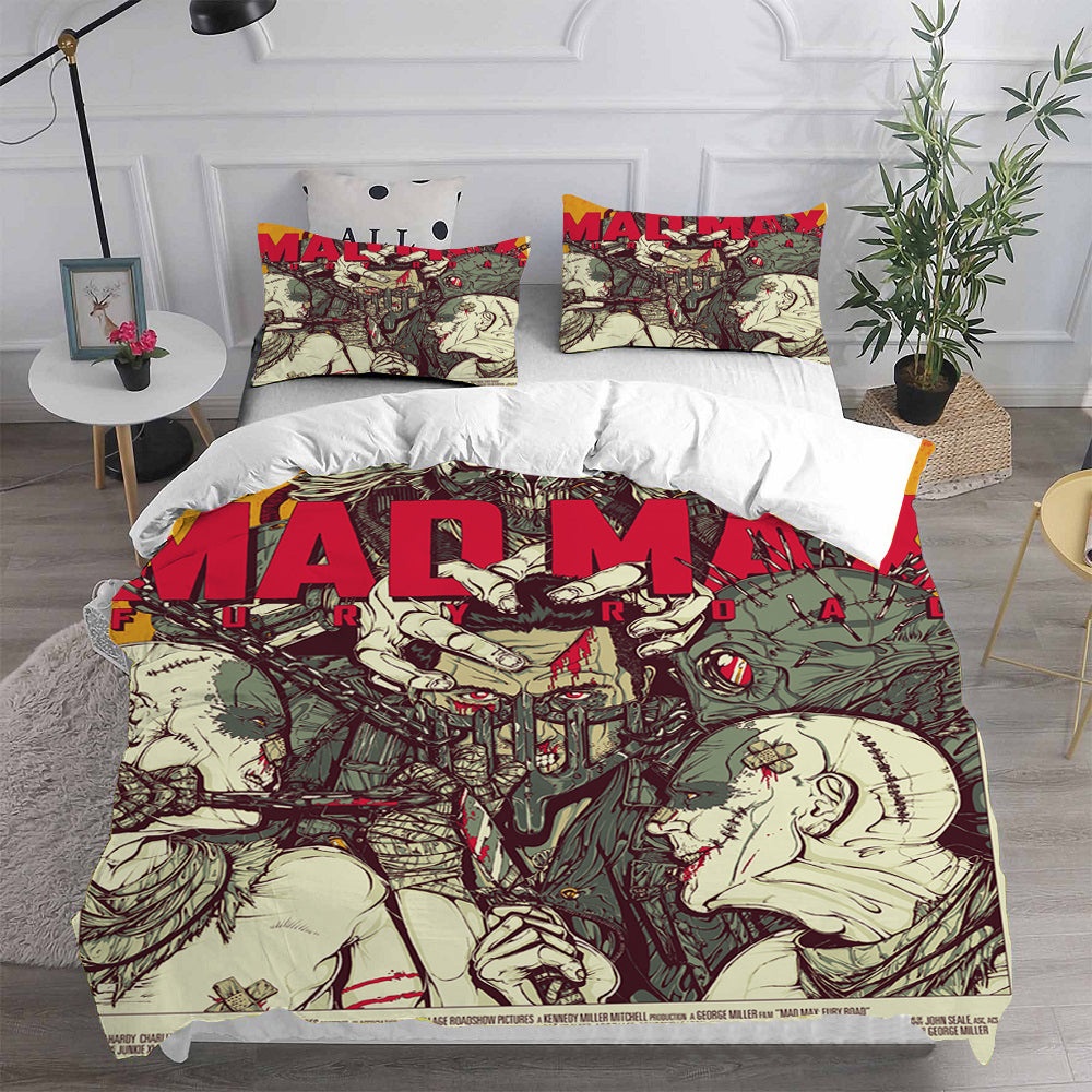 Mad Max Fury Road Decorative Bedding Sets For Fan, Halloween, Christmas, Thanksgiving