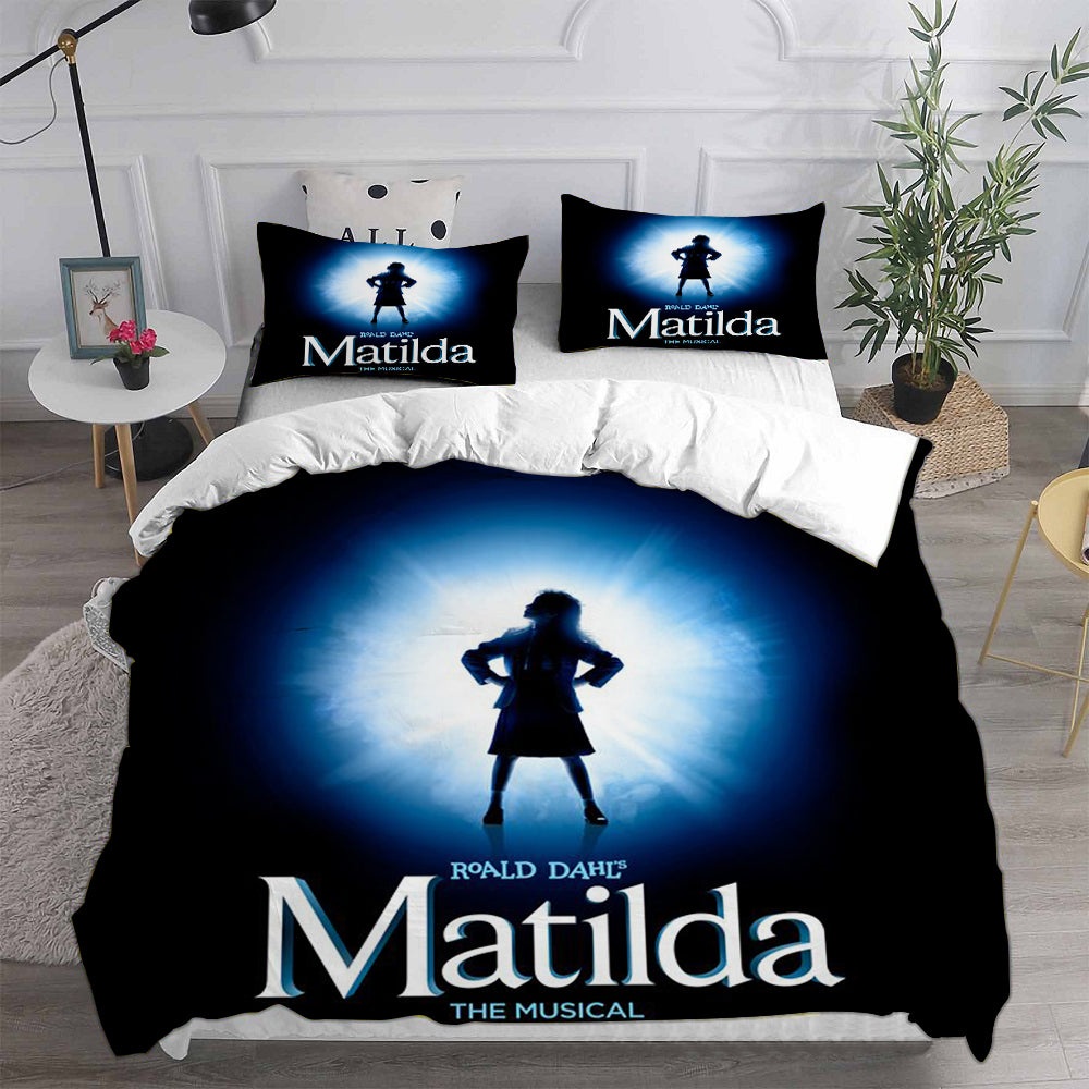 Matilda the Musical Bedding Sets Gift For Birthday, Halloween, Christmas, Thanksgiving