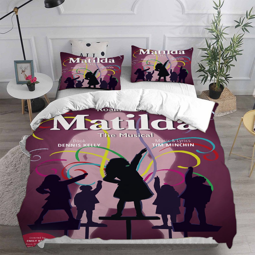 Matilda the Musical Bedding Sets Duvet Cover, Flatsheet, Pillowcase For Your Lover