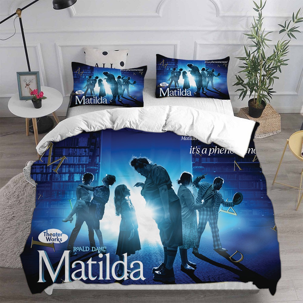 Matilda the Musical Bedding Sets Gift For Christmas, Birthday, Thanksgiving