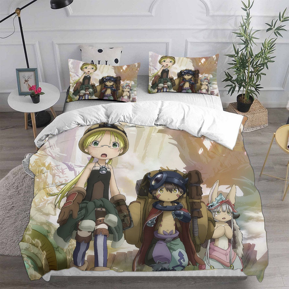 Made In Abyss Bedding Sets Gift For Halloween, Thanksgiving, Christmas
