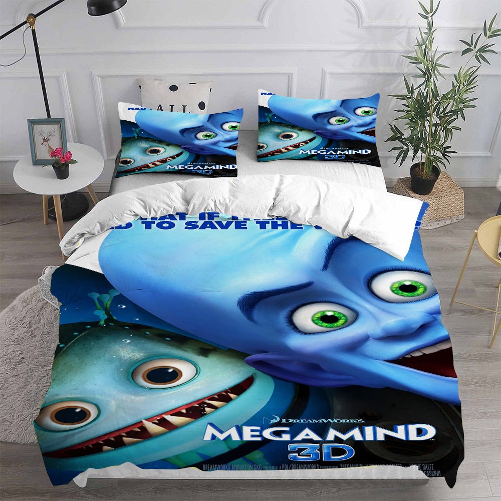 Megamind Bedding Sets Duvet Cover, Flatsheet, Pillowcases For Every Bedroom