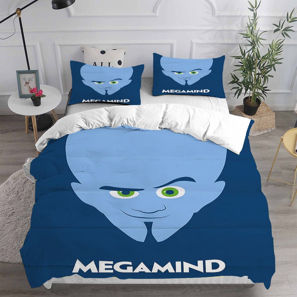 Megamind Bedding Sets Gift For Wife, Husband, Besties