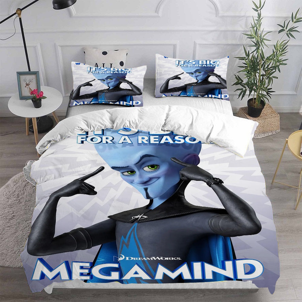Megamind Bedding Sets Gifts For Family Members On Christmas, Black Friday