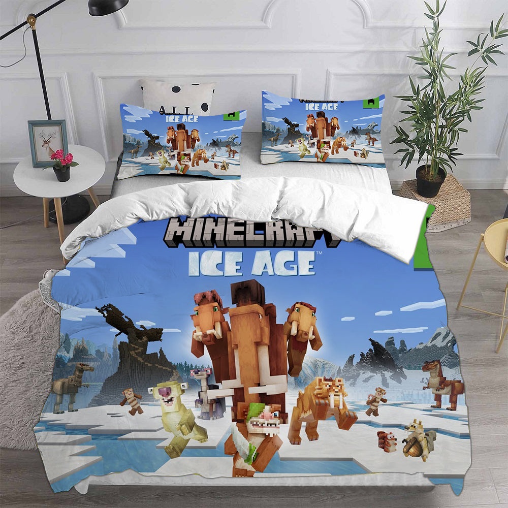 Minecraft Bedding Sets Gift For Christmas, Birthday, Thanksgiving