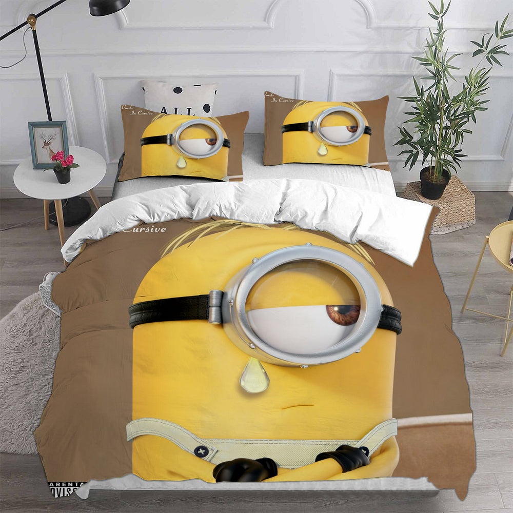 Minions 2 The Rise Of Gru Bedding Sets Gift For Wife, Husband, Besties