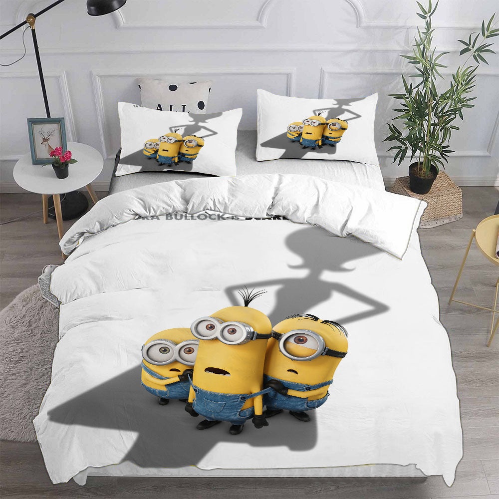 Minions The Rise of Gru Decorative Bedding Sets For Fan, Halloween, Christmas, Thanksgiving