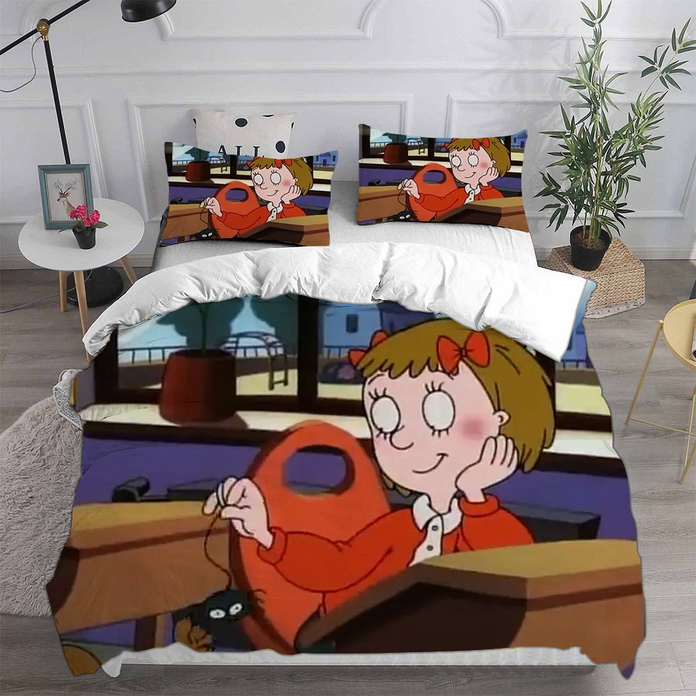 Mona the Vampire Bedding Sets Duvet Cover, Flatsheet, Pillowcases Perfect Gift For Fans