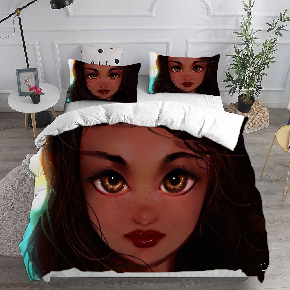 Moana Bedding Sets Gift For Christmas, Halloween, Black Friday