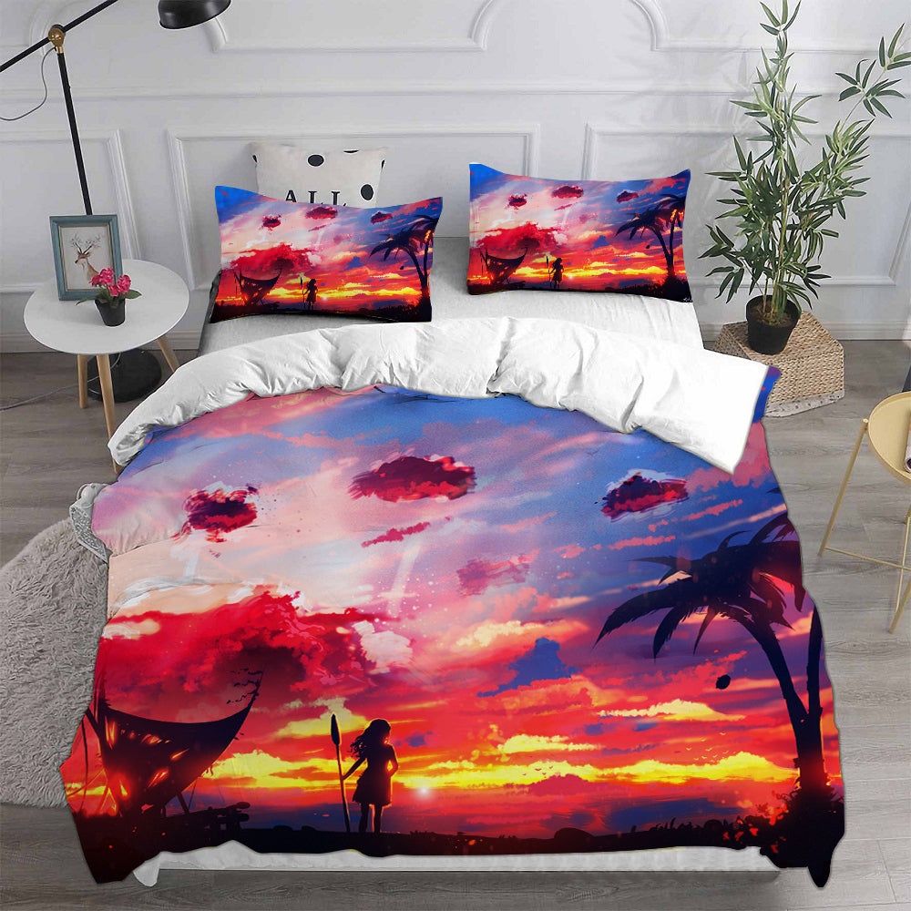 Moana Bedding Sets Duvet Cover, Flatsheet, Pillowcase For Your Lover