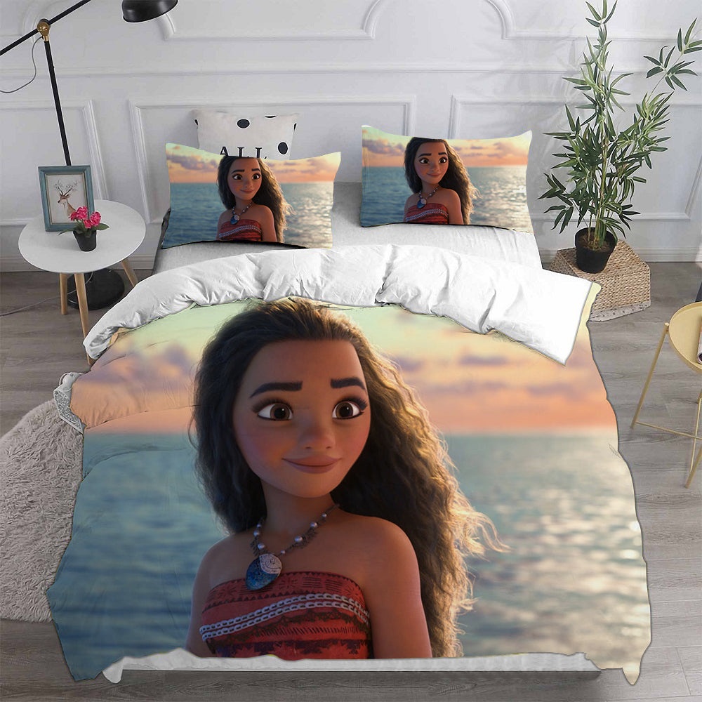 Moana Bedding Sets Duvet Cover, Flatsheet, Pillowcases Perfect Gift For Fans