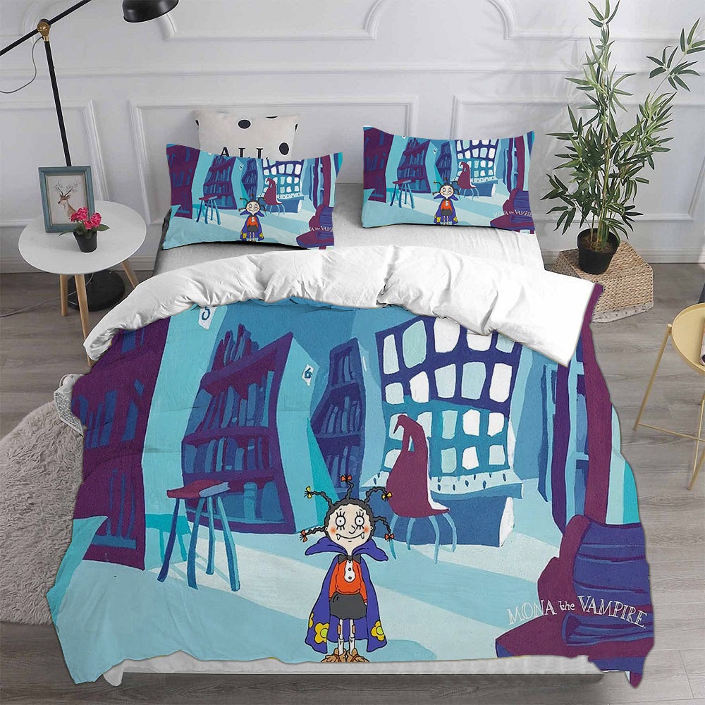 Mona the Vampire Bedding Sets Duvet Cover, Flatsheet, Pillowcase For Your Lover