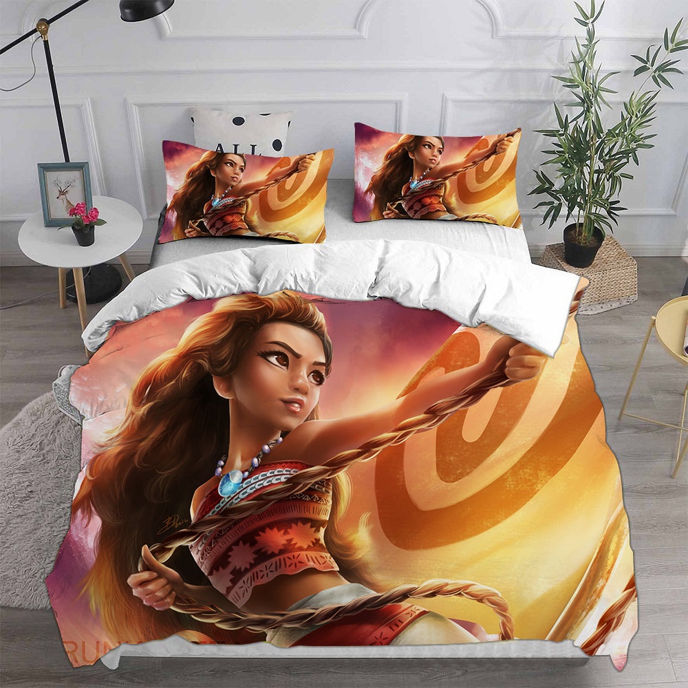 Moana Bedding Sets Gift For Fathers Day, Halloween, Christmas