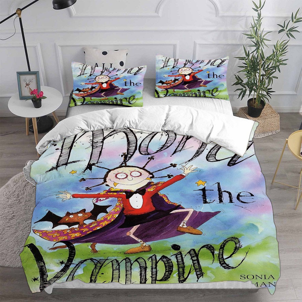 Mona the Vampire Bedding Sets Gift For Christmas, Halloween, Black Friday