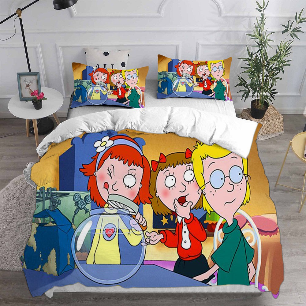 Mona the Vampire Decorative Bedding Sets For Fan, Halloween, Christmas, Thanksgiving