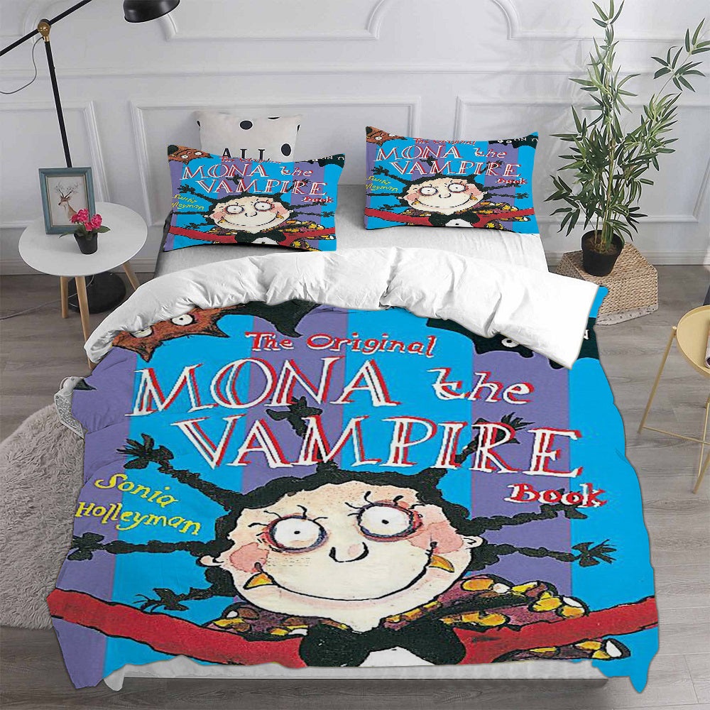 Mona the Vampire Bedding Sets Gift For Fathers Day, Halloween, Christmas