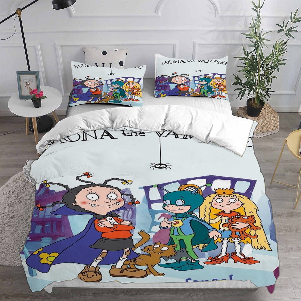 Mona the Vampire Bedding Sets Gifts For Family Members On Christmas, Black Friday