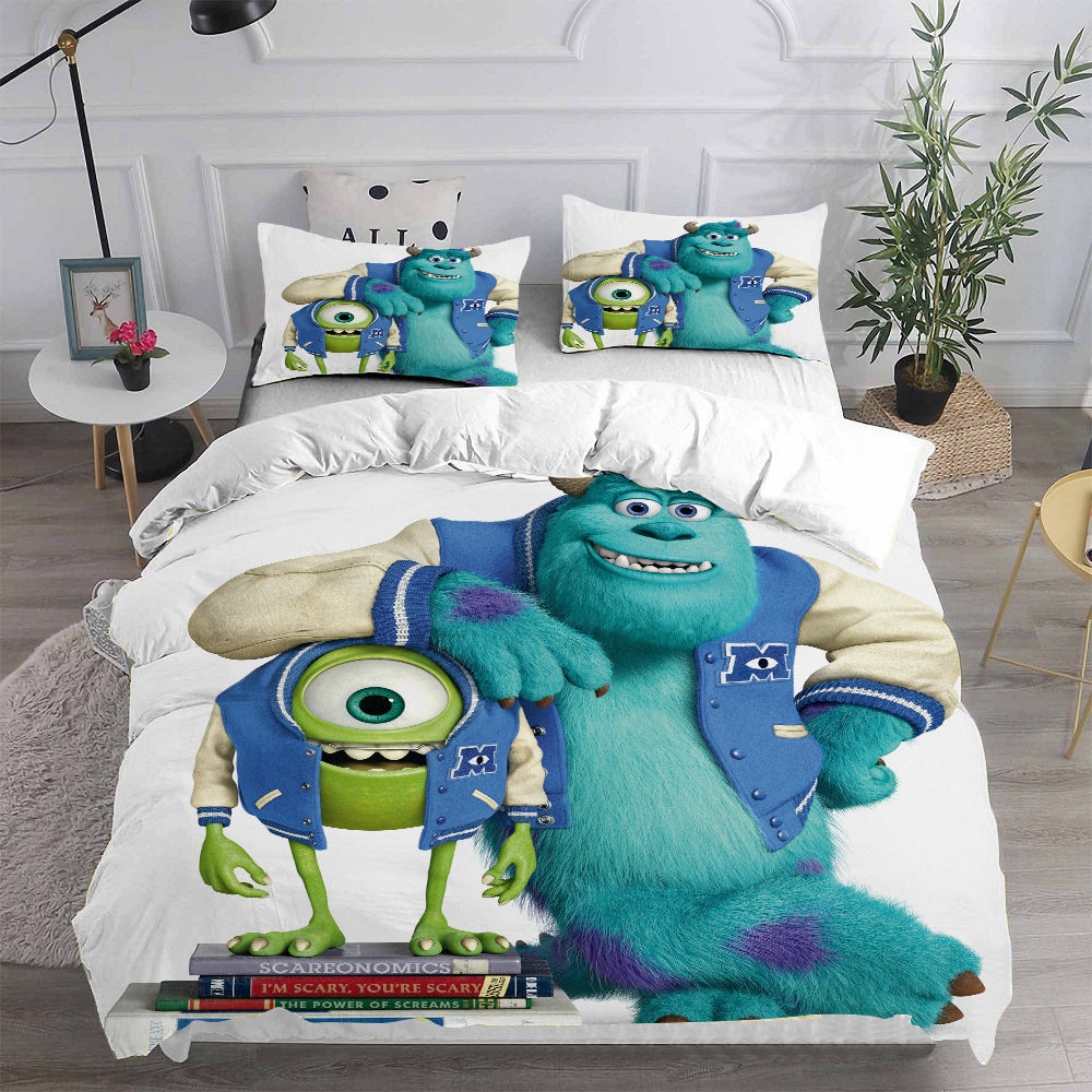 Monsters University Bedding Sets Gift For Christmas, Thanksgiving, Halloween