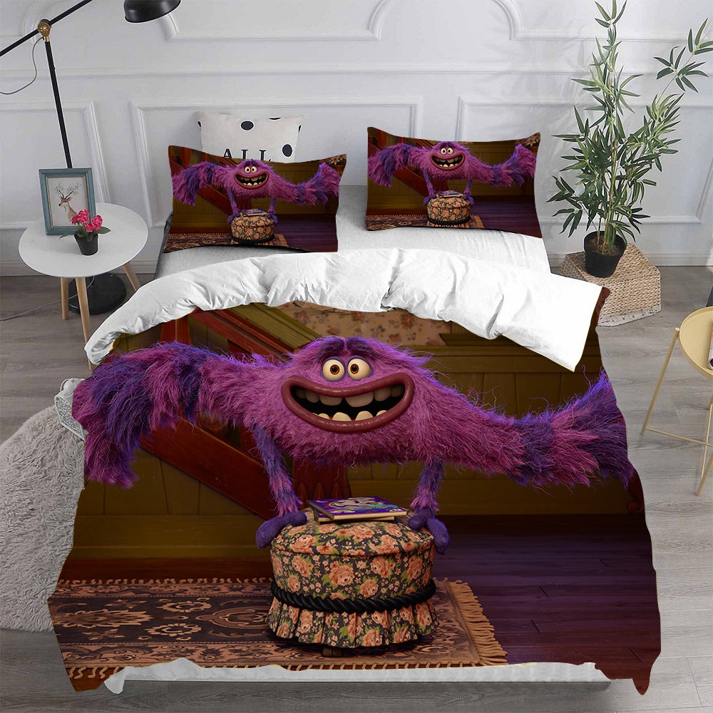 Monsters University Bedding Sets Duvet Cover, Flatsheet, Pillowcases Perfect Gift For Fans