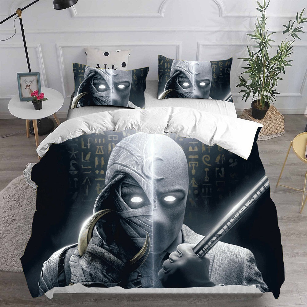Moon Knight Bedding Sets Gift For Christmas, Thanksgiving, Halloween
