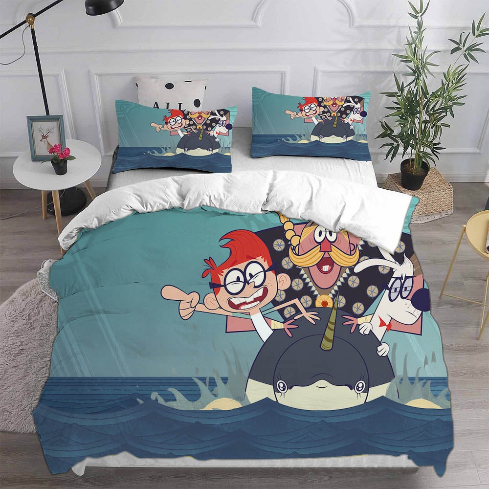 Mr. Peabody & Sherman Bedding Sets Gift For Wife, Husband, Besties