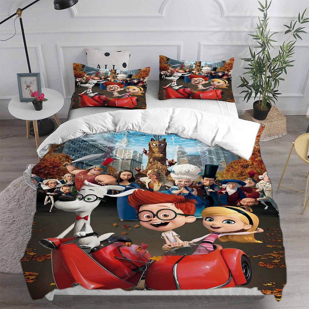Mr. Peabody & Sherman Bedding Sets Gift For Fathers Day, Halloween, Christmas