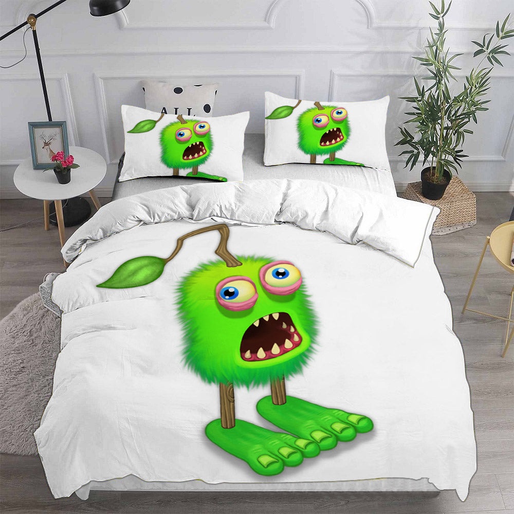 My Singing Monsters Bedding Sets Gift For Halloween, Thanksgiving, Christmas