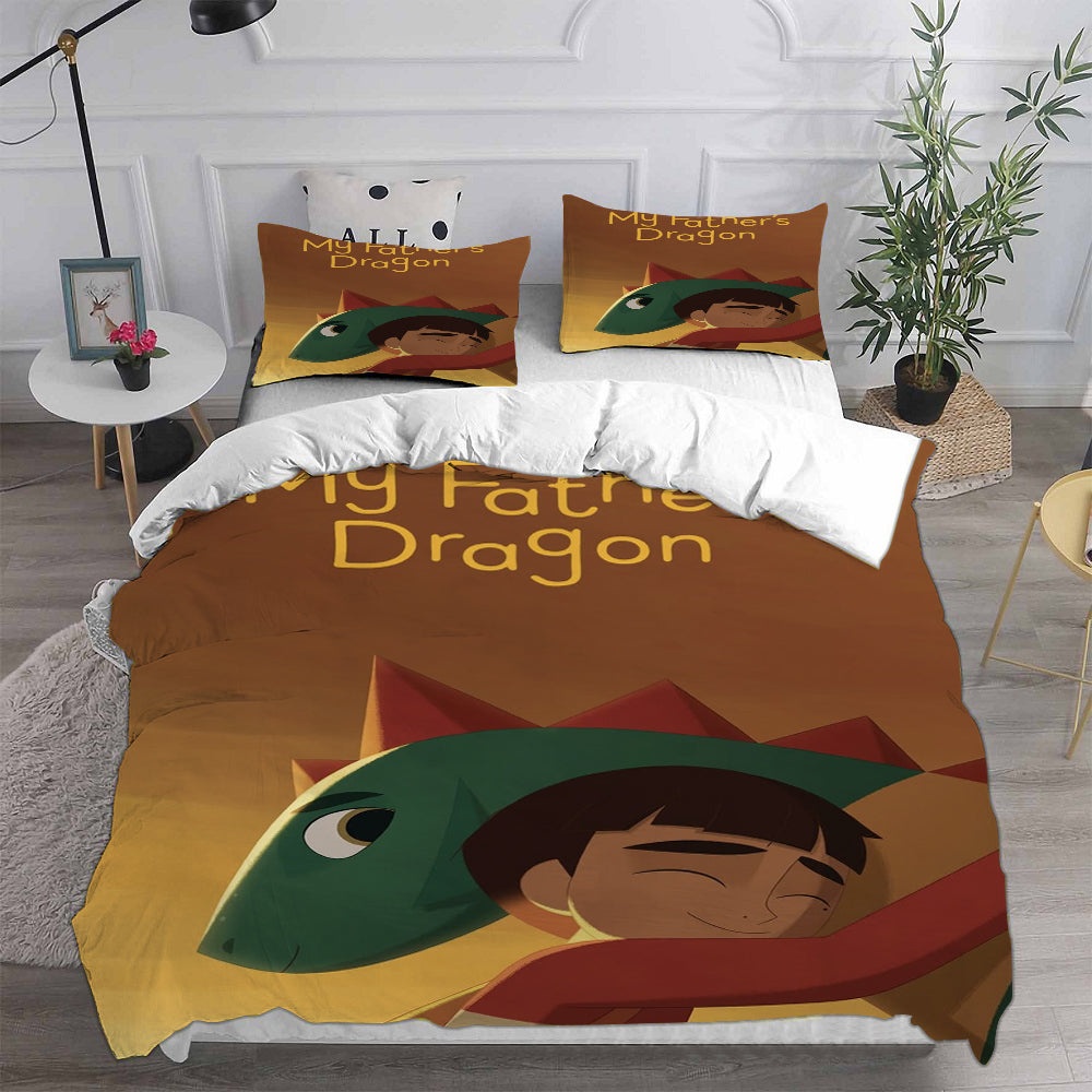 My Fathers Dragon Bedding Sets Gift For Wife, Husband, Besties