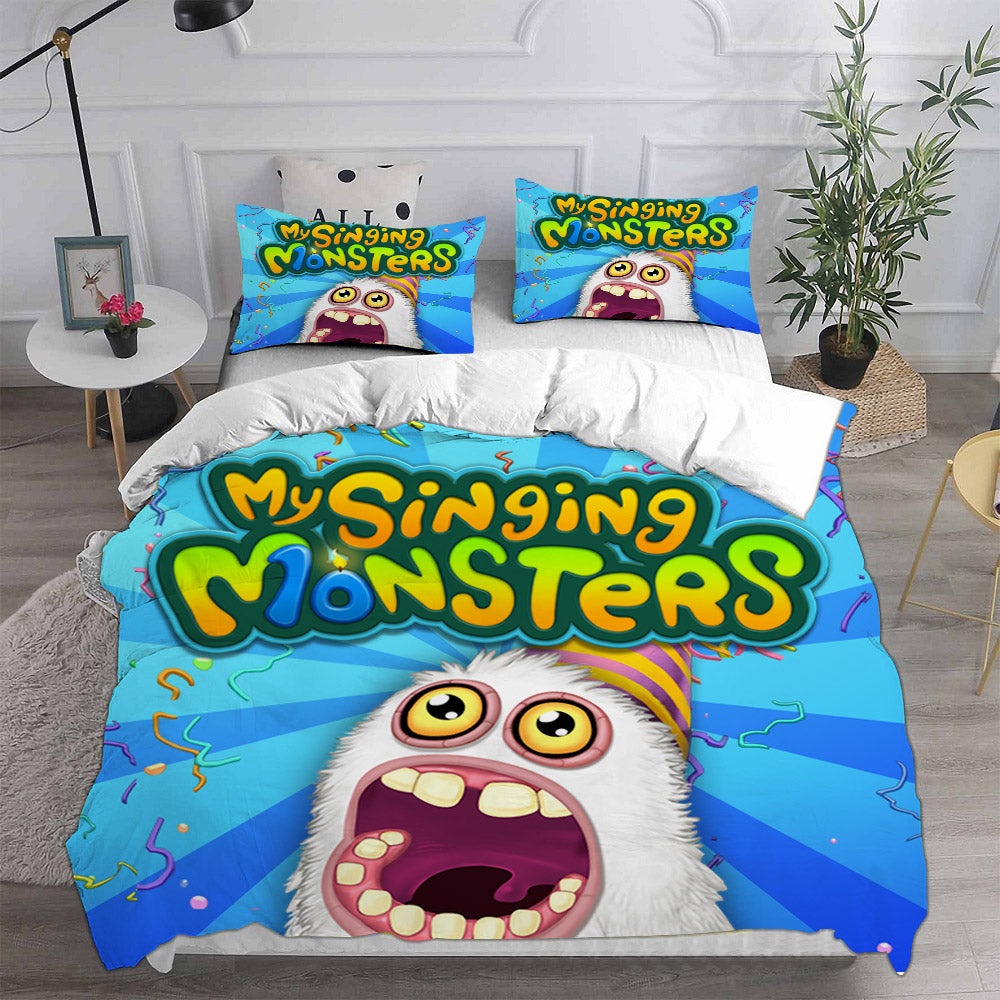 My Singing Monsters Bedding Sets Duvet Cover, Flatsheet, Pillowcases For Every Bedroom