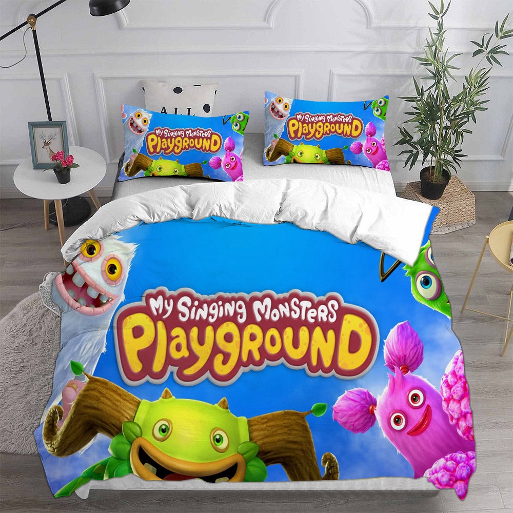 My Singing Monsters Bedding Sets Gift For Wife, Husband, Besties