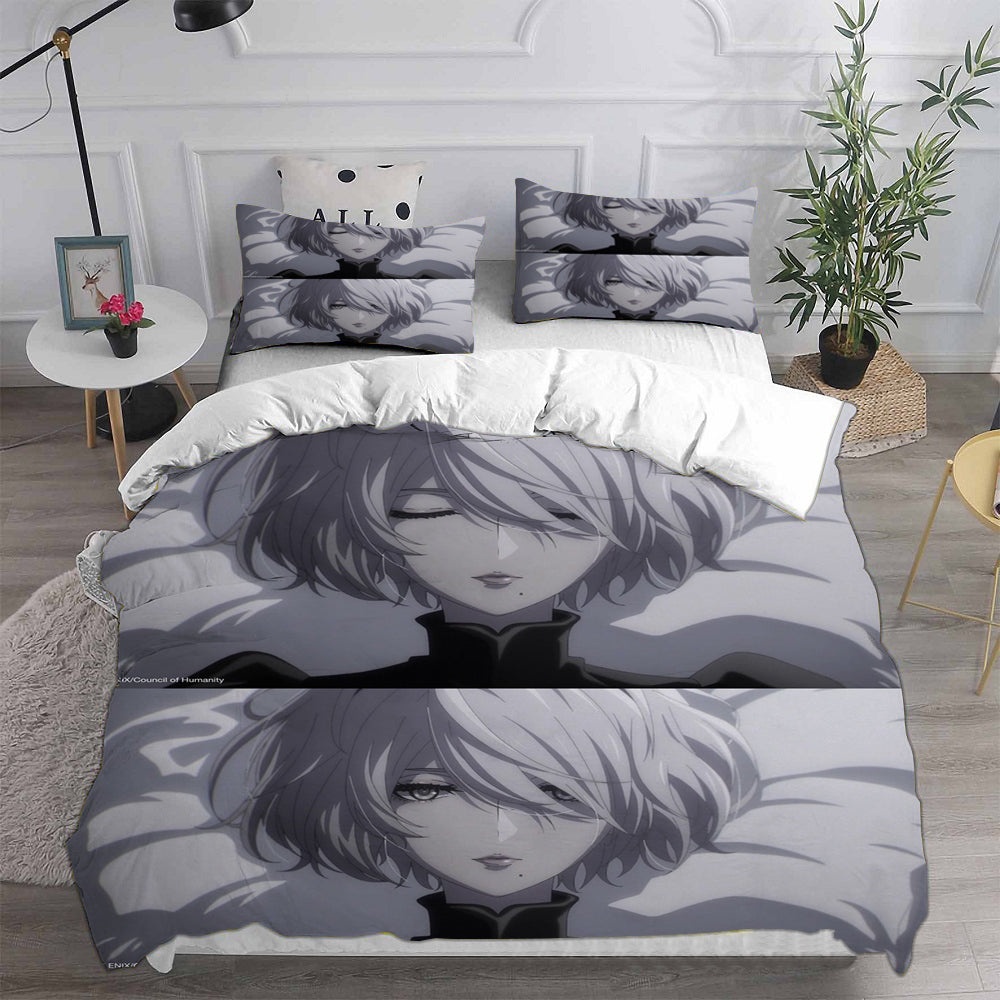 NieR Automata Bedding Sets Duvet Cover, Flatsheet, Pillowcase For Your Lover